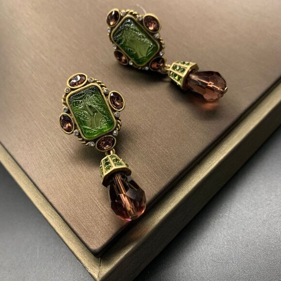 Vintage/Retro Earrings Geometric shapes - Picture 2 of 5